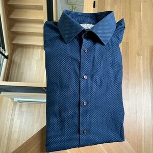 Thomas Pink Slim Fit Dress Shirt Neck 17.5 (44cm)